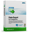 Программное обеспечение EMS Data Export for PostgreSQL является мощным инструментом быстрого экспорта данных PostgreSQL в любой из двадцати доступных форматов, включая Microsoft Excel, Microsoft Word (RTF), HTML, XML, PDF, TXT, CSV, DBF, ODF и др EMS Data Export for PostgreSQL