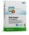 Программное обеспечение EMS Data Import for PostgreSQL является мощным инструментом быстрого импорта данных PostgreSQL из файлов в форматах Microsoft Excel 97-2007, Microsoft Access, DBF, XML, TXT, CSV, MS Word 2007, RTF, ODF и HTML EMS Data Import for PostgreSQL